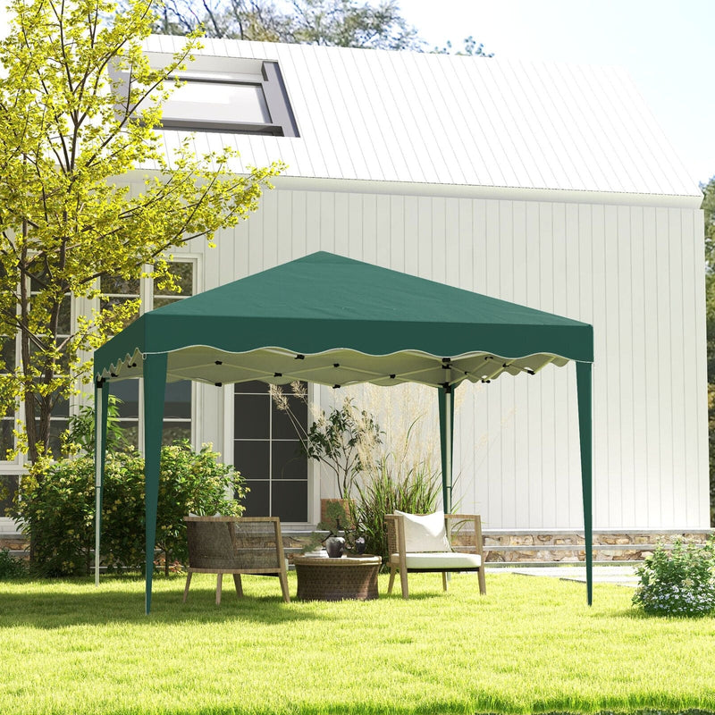 Pop Up Gazebo, 3x3m - Green