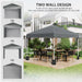 Image of a grey 3m x 3m Pop Up Gazebo