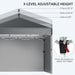 Image of a grey 3m x 3m Pop Up Gazebo