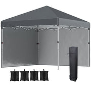 Image of a grey 3m x 3m Pop Up Gazebo