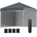 Image of a grey 3m x 3m Pop Up Gazebo