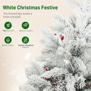 Feature graphic for frosted branches showing 182 tips, 6 berry clusters and 6 pine cones