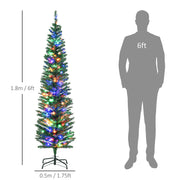 Dimensions diagram showing the tree at 1.8 m (6ft) tall with a 0.5 m wide base beside a 6ft figure
