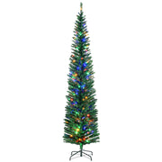 Second studio photo of the pre-lit pencil tree on a plain white background