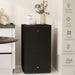 Black 91L Freestanding Under Counter Fridge with Lock by HOMCOM