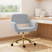 Kids Faux Fur Rabbit Chair With Backrest Support For Bedroom Or Playroom Grey AOSOM
