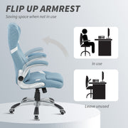 Ergonomic Home Office Chair with Adjustable Height and Tilt Function for Comfort Blue