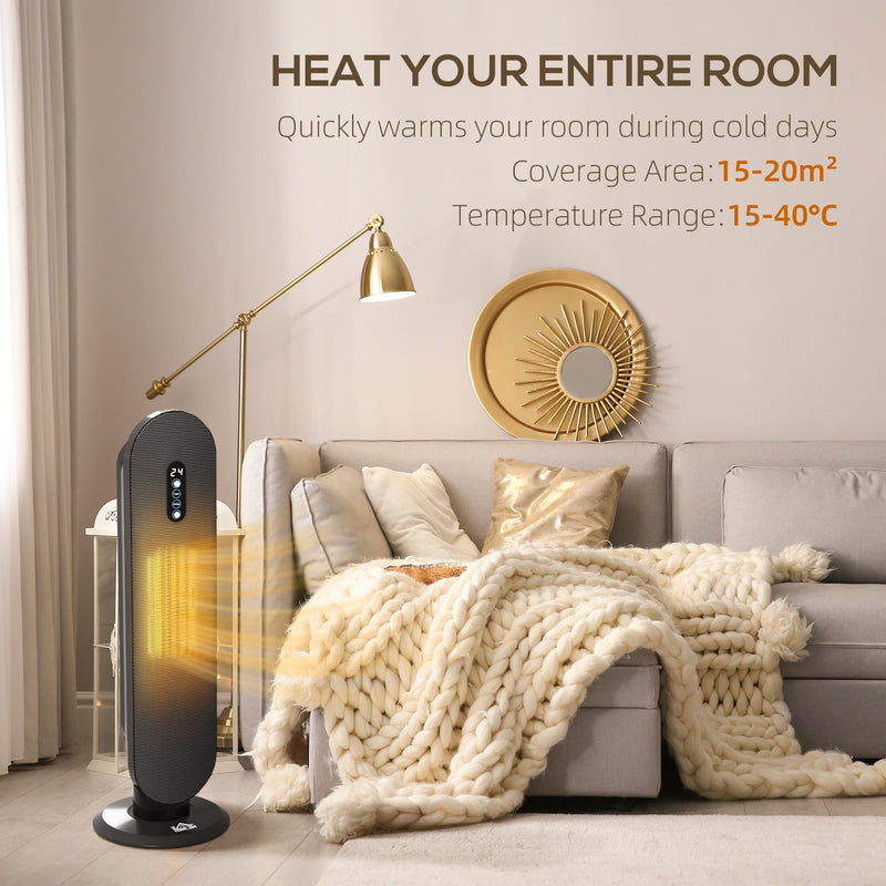 Electric Heater Black - detail 2