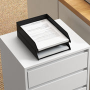 White Four Drawer Office Filing Cabinet with Wheels by HOMCOM