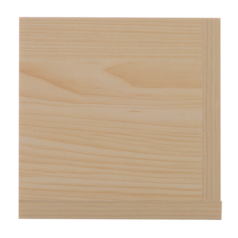 Wall Mounted Media Storage Rack Set for CDs DVDs with 4 Shelves Ideal for Display Natural