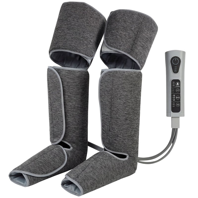 Leg Massager for Fast Muscle Relief and Swelling Reduction at Home Grey Homcom