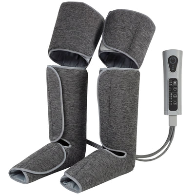 Leg Massager for Fast Muscle Relief and Swelling Reduction at Home Grey Homcom