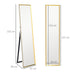 White Full Length Mirror 37 x 157cm Wall Mounted or Free Standing by HOMCOM