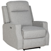 Electric Reclining Armchair with USB Charging Port and Footrest for Relaxing Grey