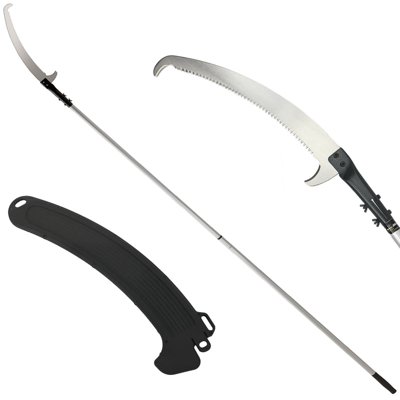 Telescopic Tree Pruner with 40cm Saw Lightweight Pole Saw for High Branch Trimming