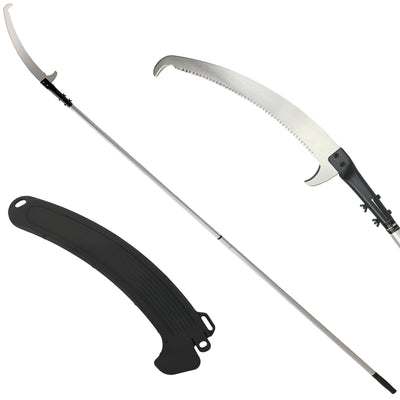 Telescopic Tree Pruner with 40cm Saw Lightweight Pole Saw for High Branch Trimming