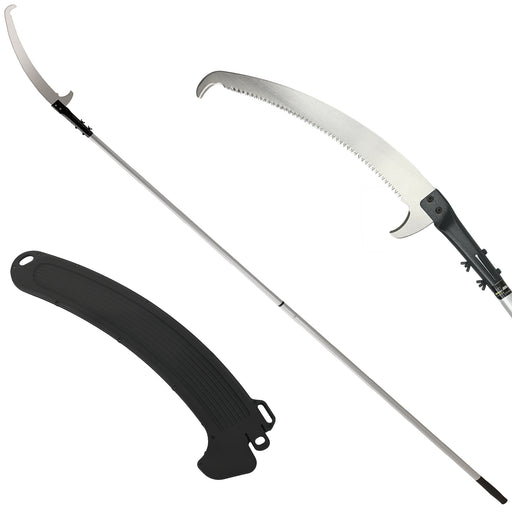Telescopic Tree Pruner with 40cm Saw Lightweight Pole Saw for High Branch Trimming
