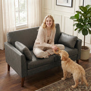 2 Seater Compact Sofa - Grey