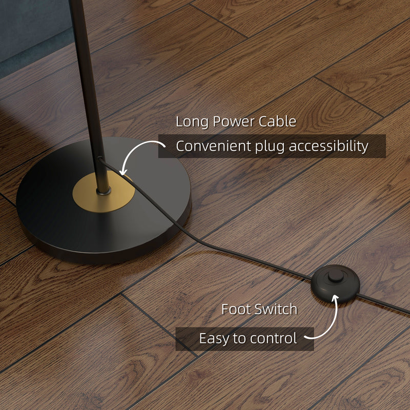 Modern Tree Floor Lamp with 3 Adjustable Lights for Living Room or Bedroom, Grey