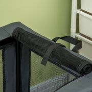 Soft Sided Dog Carrier Bag With Removable Cushion For Travel And Vet Visits, Grey