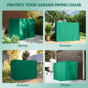 Green 3 Seater Garden Swing Chair Protective Cover 220 x 125cm by Outsunny