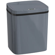 15L Automatic Sensor Bin Touch Free Waste Solution For Kitchen Or Bathroom Grey AOSOM
