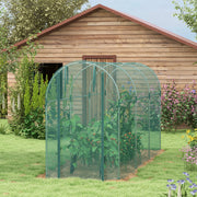 Mini Polytunnel Greenhouse 360 x 120cm for Outdoor Plant Protection by Outsunny