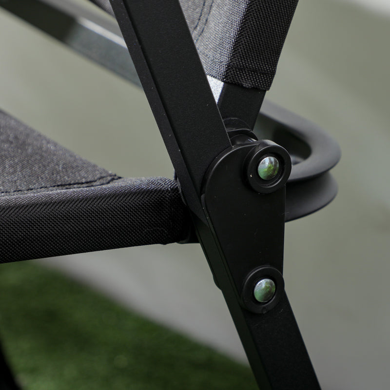 Folding Camping Chair Lightweight and Easy to Carry for Garden or Outdoor Use Black