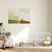 36 Panel Pet Playpen Metal Wire Fence for Small Animals Indoor and Outdoor Use White
