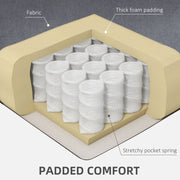 Reclining Massage Armchair with Eight Points and Heating for Home Comfort Grey