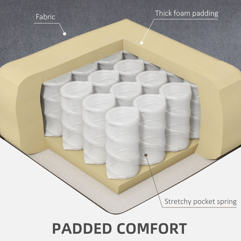 Reclining Massage Armchair with Eight Points and Heating for Home Comfort Grey