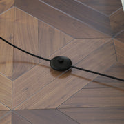 Modern Floor Lamp with Shelves and Dual Ambient Lighting for Living Room or Bedroom, Grey