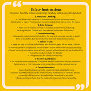 Two Door Live Animal Trap for Rats and Mice Ideal for Humane Capture, Dark Green