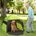 Green Pop Up Dog Tent with Water-Resistant Oxford and Carry Bag for Extra Large Dogs by PawHut