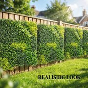 Artificial Plant Wall Panel for Privacy and Year Round Greenery Indoors or Outdoors Green Outsunny