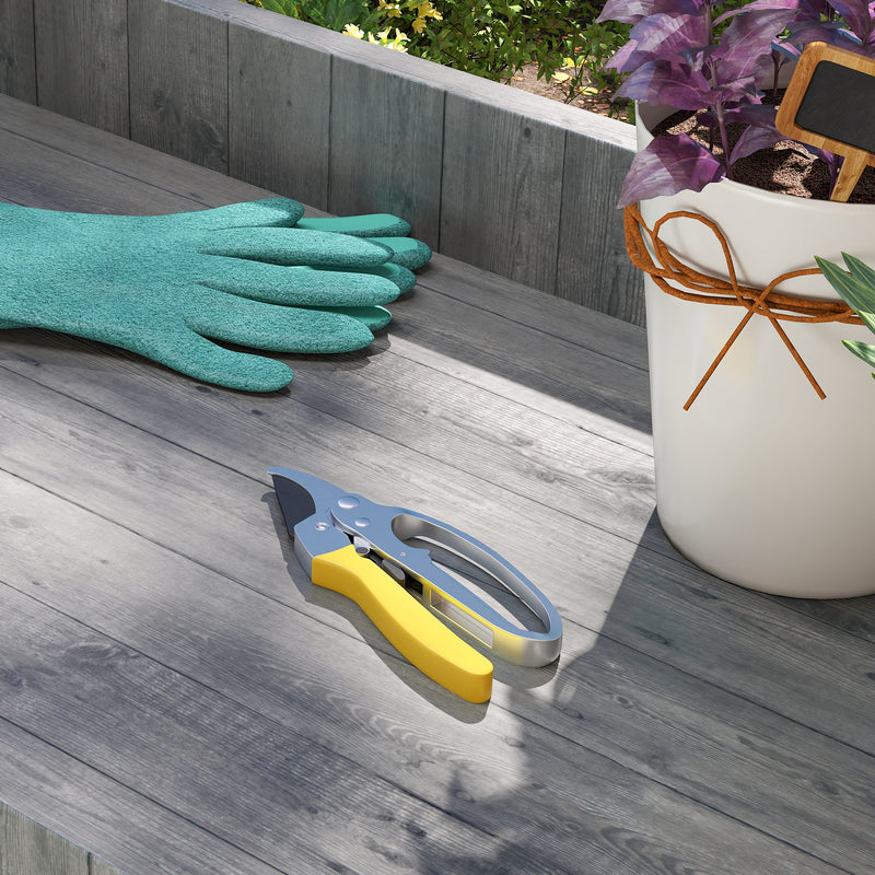 8 Inch Garden Pruning Shears with SK5 Blade for Precise Cutting and Safety Lock