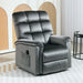 Dark Grey Velvet Feel Electric Lift Recliner Chair for Comfort and Support by HOMCOM