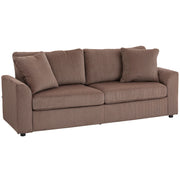 3 Seater Sofa with Spring Cushions and Scatter Pillows Ideal for Living Room Comfort, Coffee