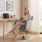 Swivel Lounge Chair Grey - image 9