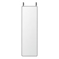 Songmics full-length mirror, front view, ink black frame