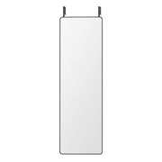 Songmics full-length mirror, front view, ink black frame