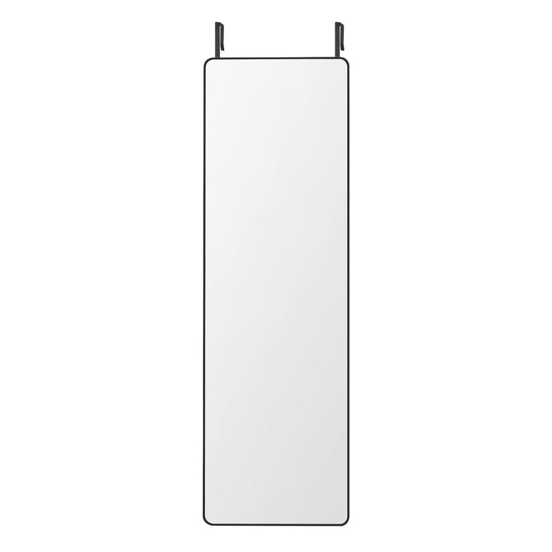 Songmics full-length mirror, front view, ink black frame