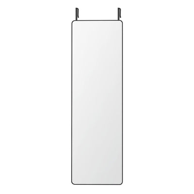 Songmics full-length mirror, front view, ink black frame