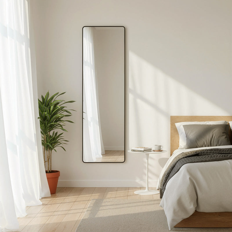 Songmics full-length mirror dimensions diagram 120 x 40 cm