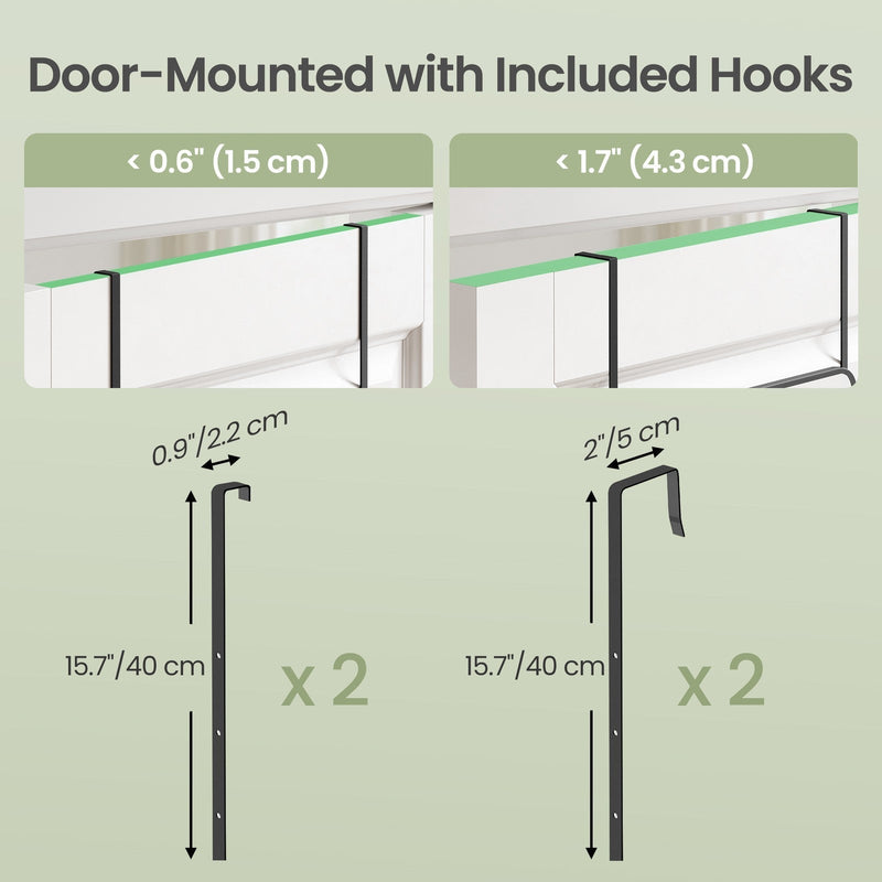 Songmics full-length mirror wall mounted in a living room