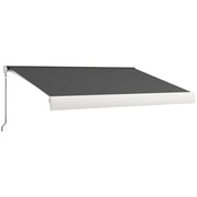 Electric Retractable Patio Awning 4 x 3m with Remote Control and Durable Aluminium Frame