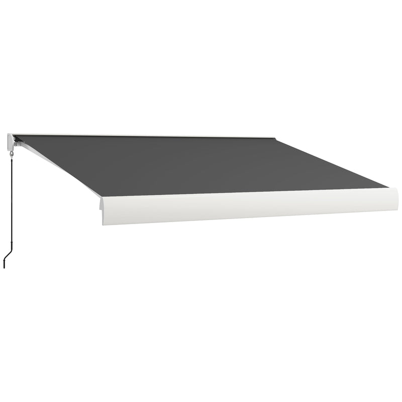 Electric Retractable Patio Awning 4 x 3m with Remote Control and Durable Aluminium Frame
