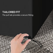 Dark Grey 3 Seater Garden Swing Chair Cover Water and UV Resistant for Outdoor Use