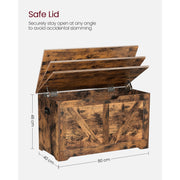 Storage chest dimensions diagram showing 40 x 80 x 46 cm measurements