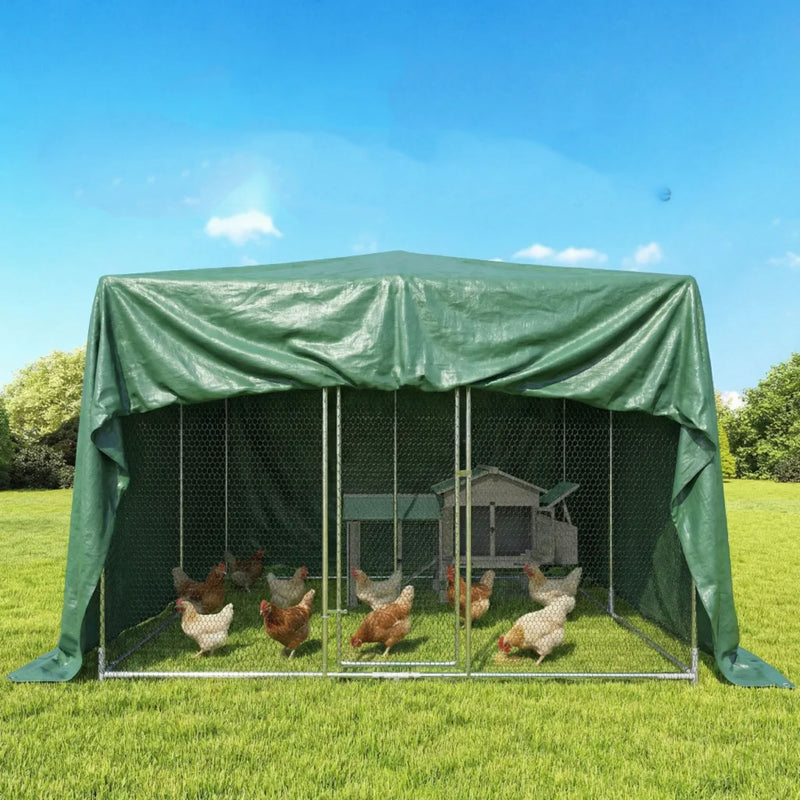 Waterproof Tarpaulin Cover for Outdoor Furniture and Cars Large 6 x 4 m Green